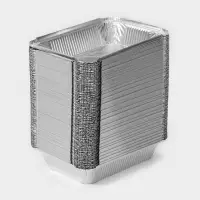 Форма из фольги для выпечки и запекания Доляна, 960 мл, 21,8×15,5×4 см