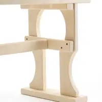 Лавка деревянная для дачи и бани, &laquo;Резная №3&raquo;, 90&times;30&times;42 см