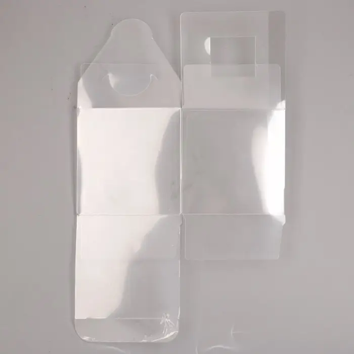 Складная коробка из PVC, прозрачная, 7×7×7 см Складная коробка из PVC, прозрачная, 7×7×7 см