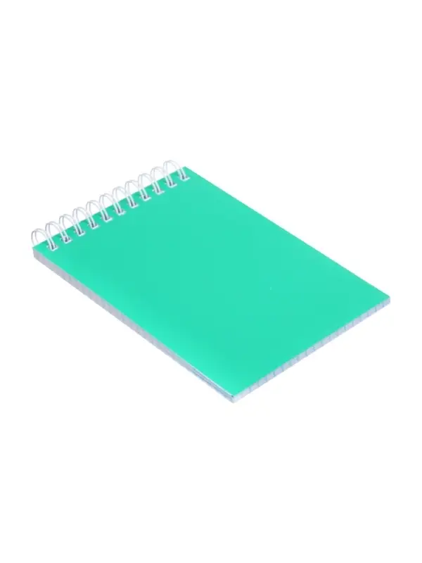 Блокнот BG &laquo;Для конференций&raquo;, А6, 60 листов, в клетку, на гребне, обложка из мелованного картона, бирюзовый, МИКС