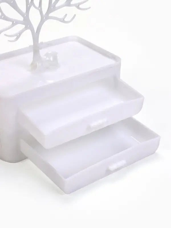 Подставка универсальная «Олень», 2 яруса, квадратная подставка,17×11×24.8 см, белая Подставка универсальная «Олень», 2 яруса, квадратная подставка,17×11×24.8 см, белая