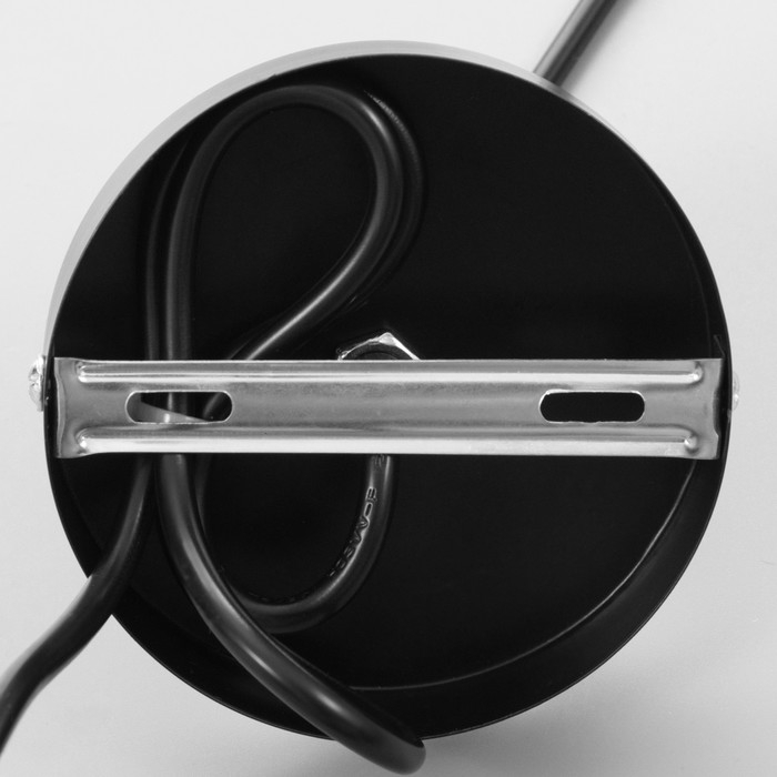 Светильник BayerLux Подвес "Спул" 1x40Вт E27 черный 29х29х125 см.