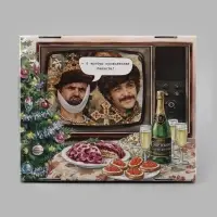Коробка подарочная складная с крышкой &laquo;С Новым годом&raquo;, 31&times;25.5&times;16 см, Мосфильм, Иван Васильевич