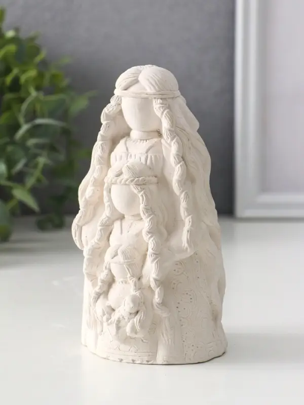 Фигура оберег «Родовница», 13×7×6 см, натуральный