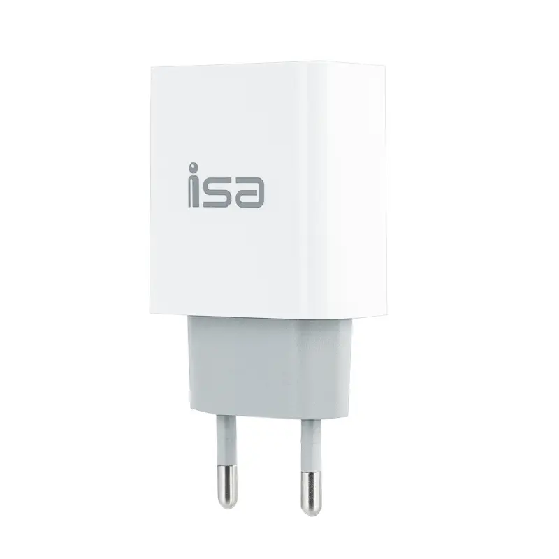 Сетевое зарядное устройство с кабелем USB на Type-C 2.4A HS26 ISA белое