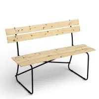 Скамейка деревянная, 120&times;50&times;82.5 см, для дачи и сада