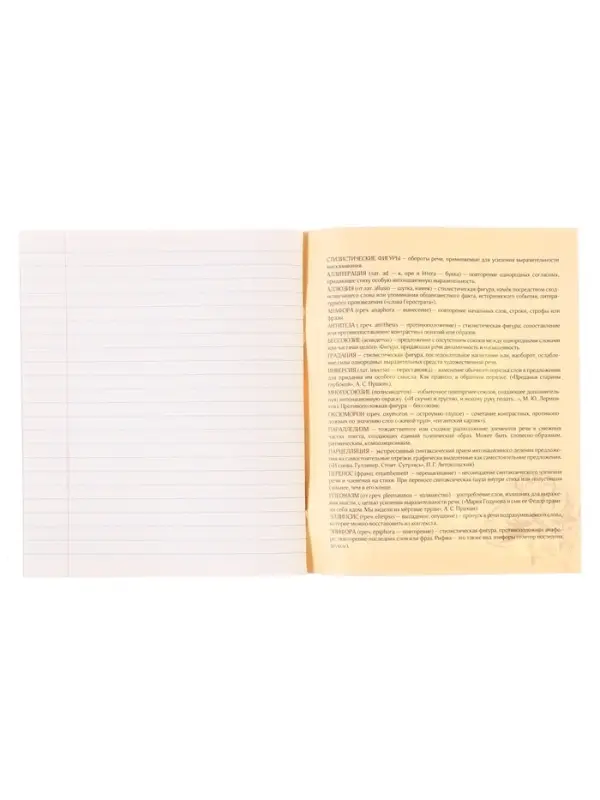 Тетрадь предметная 48 листов в линейку, Calligrata «Герб. Литература», обложка мелованный картон Тетрадь предметная 48 листов в линейку, Calligrata «Герб. Литература», обложка мелованный картон