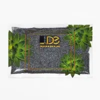 Грунт &laquo;Серебристый металлик&raquo; декоративный песок кварцевый, 250 г фр. 0.5-1 мм