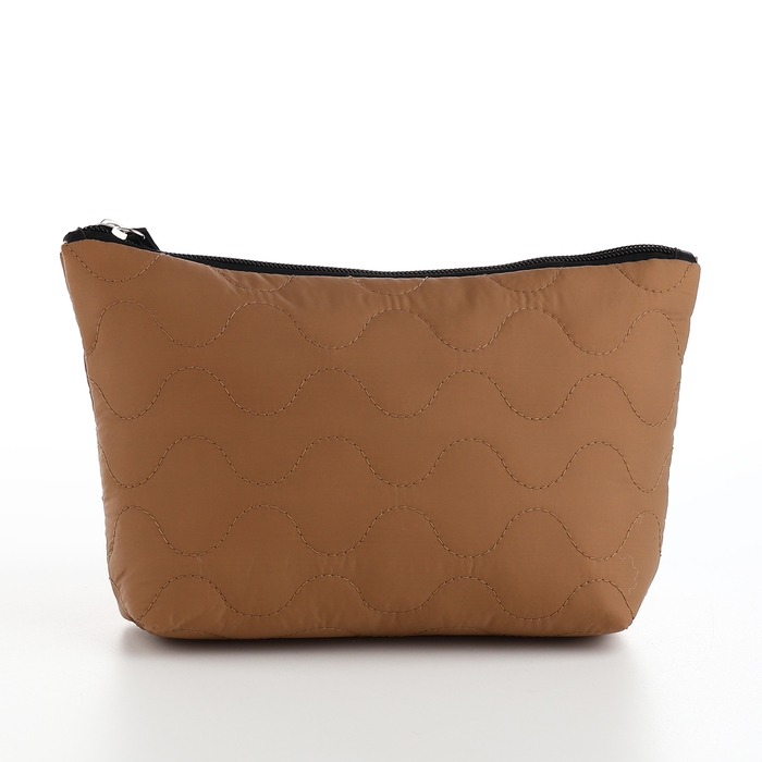 Косметичка на молнии, цвет тёмно-бежевый Косметичка на молнии, цвет тёмно-бежевый