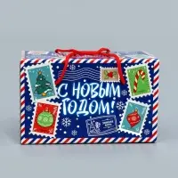 Подарочная новогодняя коробка «Долгожданная» , Посылка 20×12×12 см