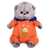 Мягкая игрушка &laquo;Кот Басик Baby в комбинезоне с монстриком&raquo;, 20 см