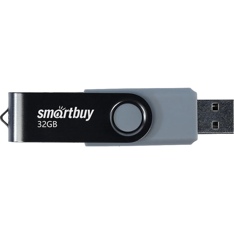 Флеш-память SmartBuy UFD 2.0 032GB Twist Black (SB032GB2TWK)
