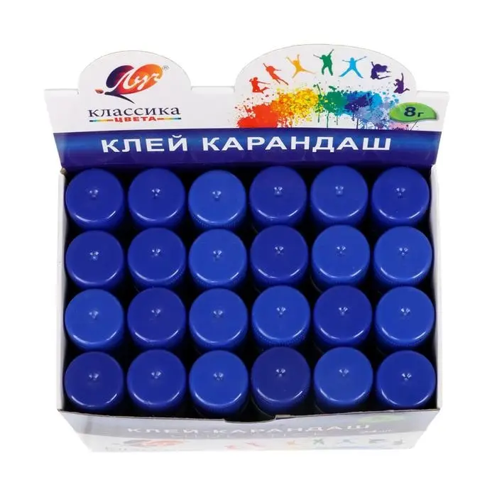 Клей-карандаш PVP 8 г Луч  Клей-карандаш PVP 8 г Луч "Классика"