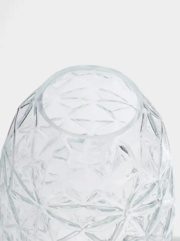 Ваза стекло настольная "Гунвор" 23,5х12 см, прозрачный