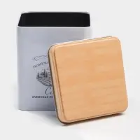 Банка для хранения &laquo;Дом и поле&raquo;, 1.2 л, 12&times;10 см, жесть, белая