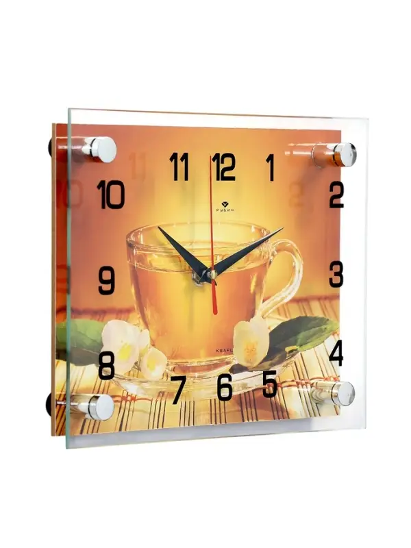 Часы настенные: Кухня, &laquo;Чай&raquo;, бесшумные, 20&times;26 см