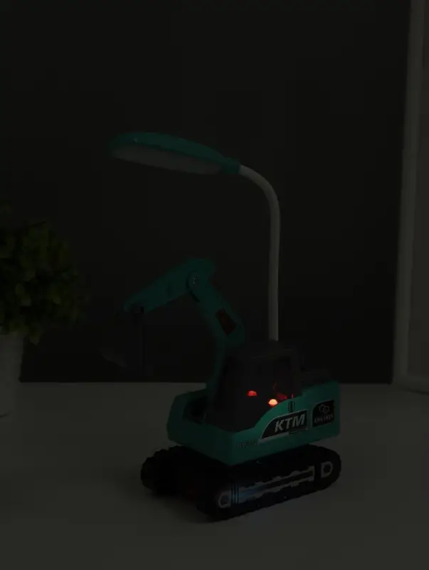 Ночник "Экскаватор" 8хLED 3Вт 5V USB АКБ 2 режима, точилка 7х11х31 см