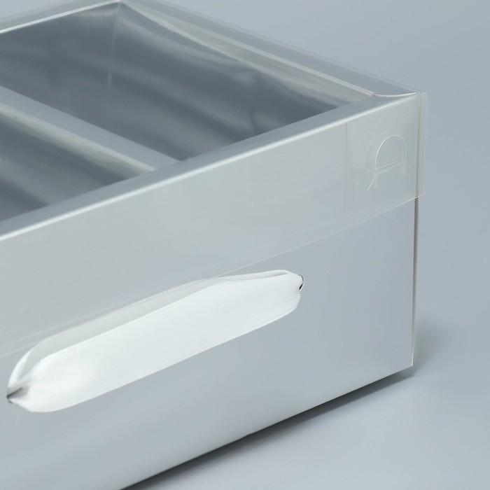 Коробка подарочная складная, упаковка, «Серебро», 23 х 15 х 10 см Коробка подарочная складная, упаковка, «Серебро», 23 х 15 х 10 см