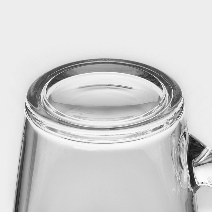 Кружка стеклянная «Нэро», 300 мл, цвет напыления золотой Кружка стеклянная «Нэро», 300 мл, цвет напыления золотой