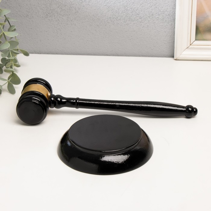 Сувенир дерево  Сувенир дерево "Судейский молоток" 12,5х12,5х25 см