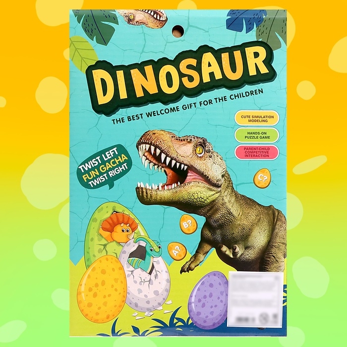 Детский игровой автомат «Динозаврики» с игрушками, в наборе 8 шаров-сюрпризов Детский игровой автомат «Динозаврики» с игрушками, в наборе 8 шаров-сюрпризов