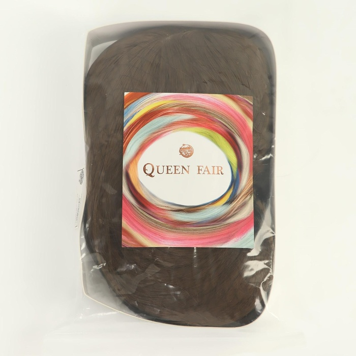 Парик искусственный, с чёлкой, имитация кожи, 30 см, цвет русый Парик искусственный, с чёлкой, имитация кожи, 30 см, цвет русый