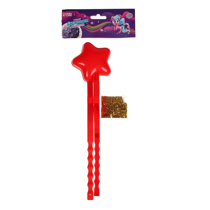 Новогодний подарок. Снежколеп-песколеп «Звезда»,30 × 8 см+ блёстки 5 г, на новый год Новогодний подарок. Снежколеп-песколеп «Звезда»,30 × 8 см+ блёстки 5 г, на новый год