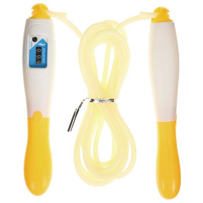 Скакалка со счётчиком, 2,7 м, цвета МИКС Скакалка со счётчиком, 2,7 м, цвета МИКС