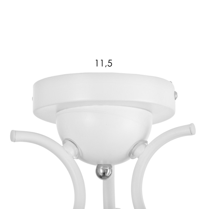 Люстра Люстра "Грэйс" 3х60Вт Е27 Белый 56х56х28см