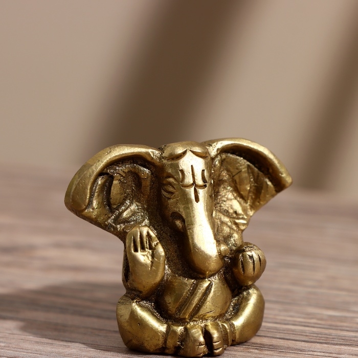 Сувенир Сувенир "Ганеша" латунь 3 см