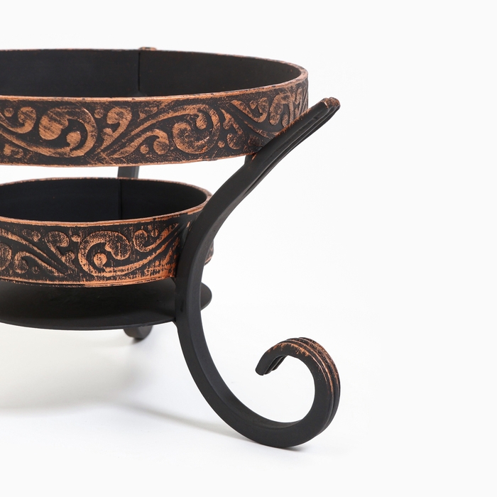 Набор: подставка Набор: подставка "шелковый путь" + садж "Вороненый NEW" 35 см