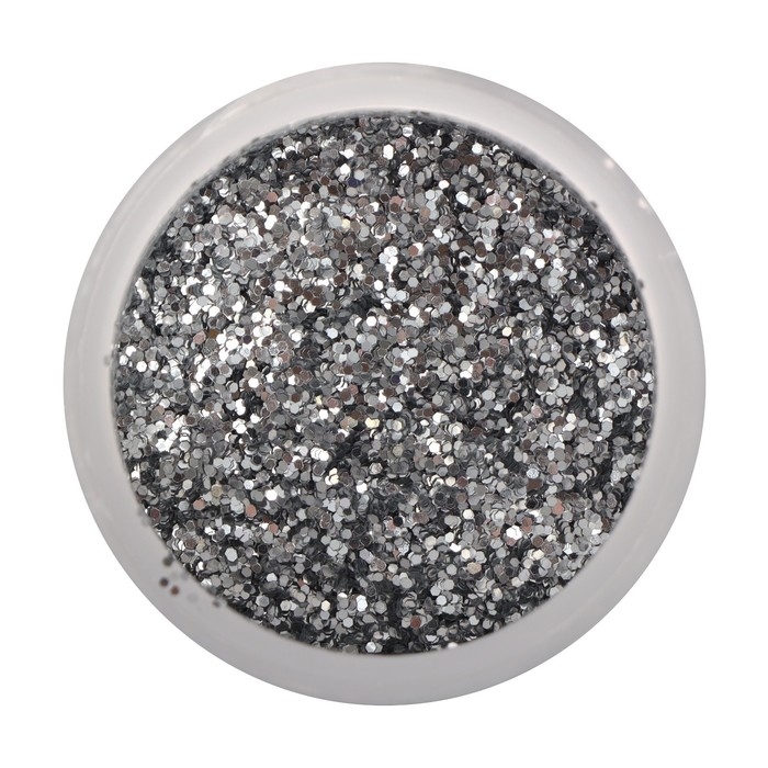 Декоративные блёстки LUXART LuxGlitter (сухие), размер 0,4 мм, 20 мл, серебро крупное Декоративные блёстки LUXART LuxGlitter (сухие), размер 0,4 мм, 20 мл, серебро крупное