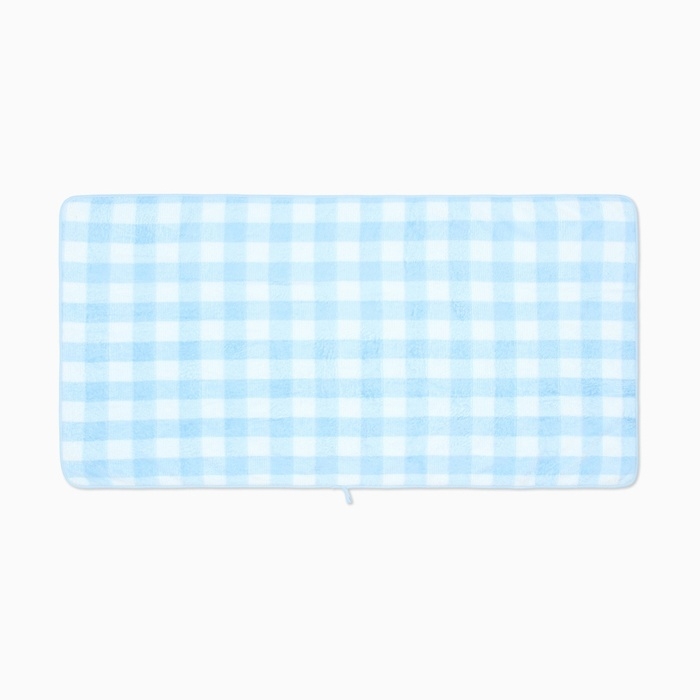 Полотенце банное Этель Полотенце банное Этель "Клетка", цв. синий, 70х140 см, 100% п/э, 240 г/м2