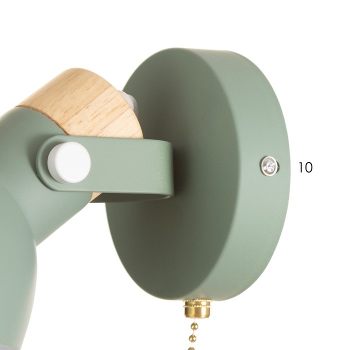 Бра "Адела" Е27 40Вт зеленый 14х23х11 см