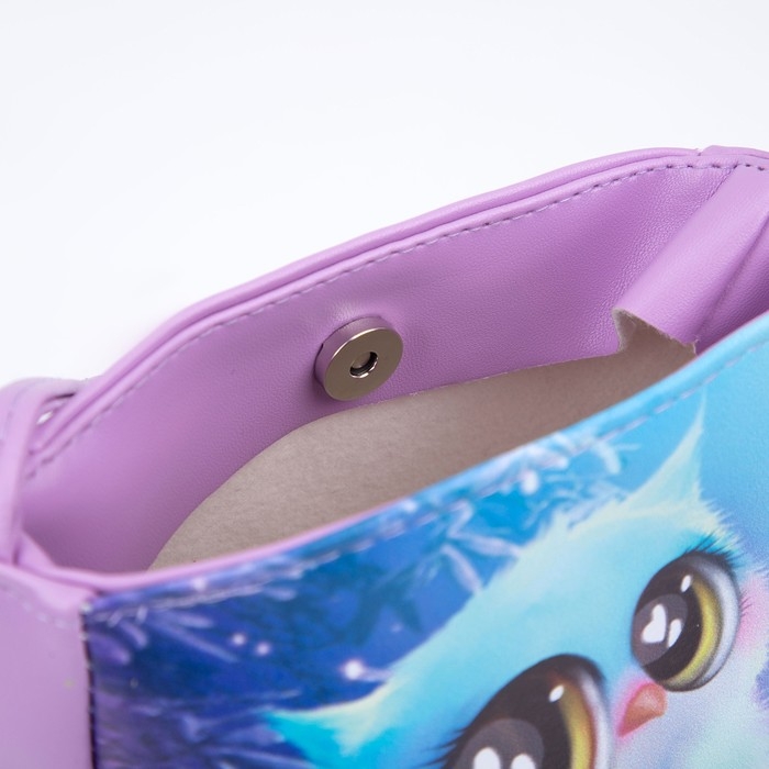 Сумка детская для девочки «Совушка» из эко-кожи, на ремешке, 17х12х5 см Сумка детская для девочки «Совушка» из эко-кожи, на ремешке, 17х12х5 см