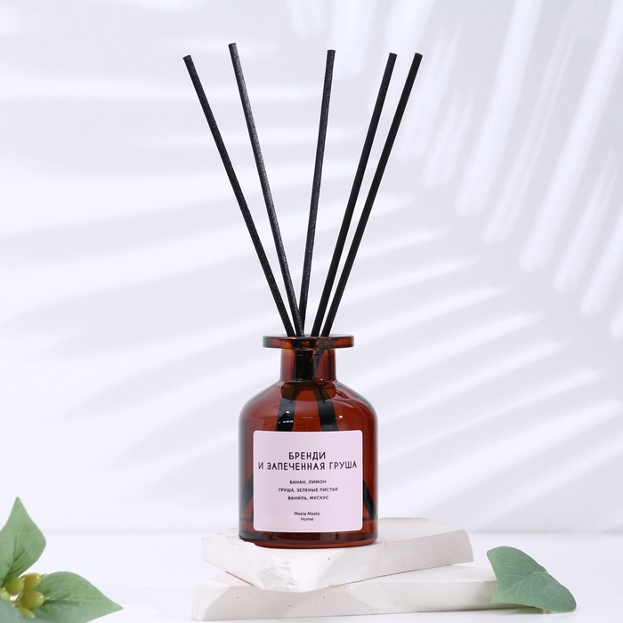 Диффузор ароматический, Диффузор ароматический, "Бренди и запеченная груша", 100 мл