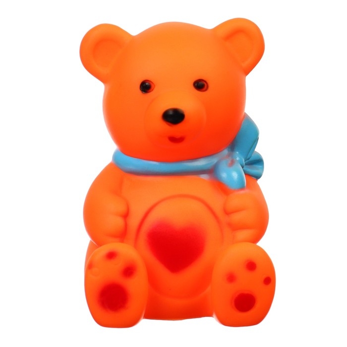 Набор резиновых игрушек для ванны «Друзья», с пищалкой, 4 шт, Крошка Я