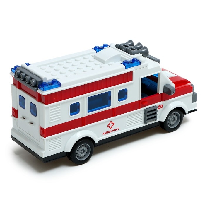 Машина радиоуправляемая «Скорая помощь», световые эффекты, работает от батареек Машина радиоуправляемая «Скорая помощь», световые эффекты, работает от батареек