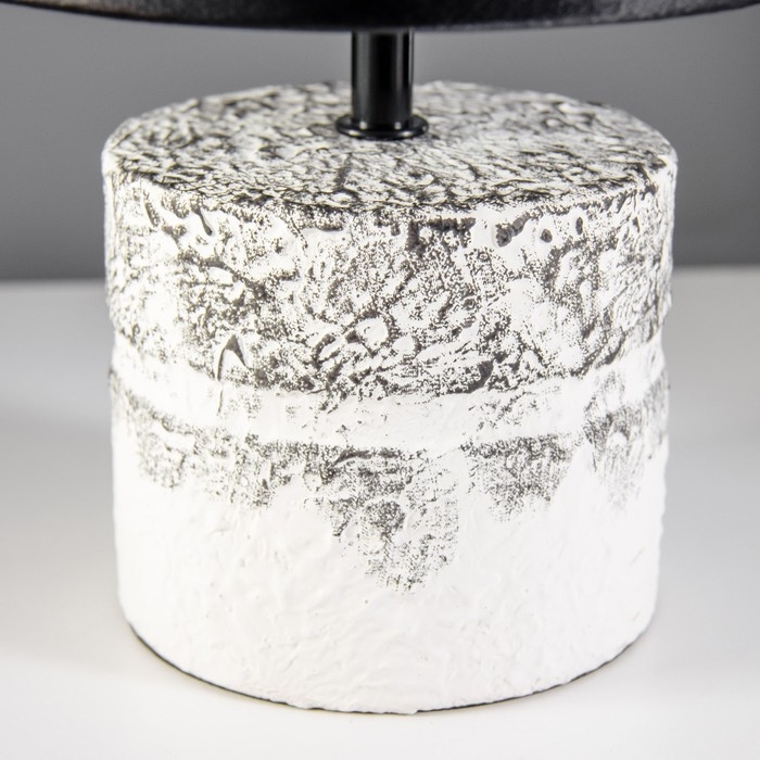 Настольная лампа Настольная лампа "Туман" Е14 40Вт черный 20х20х30см RISALUX