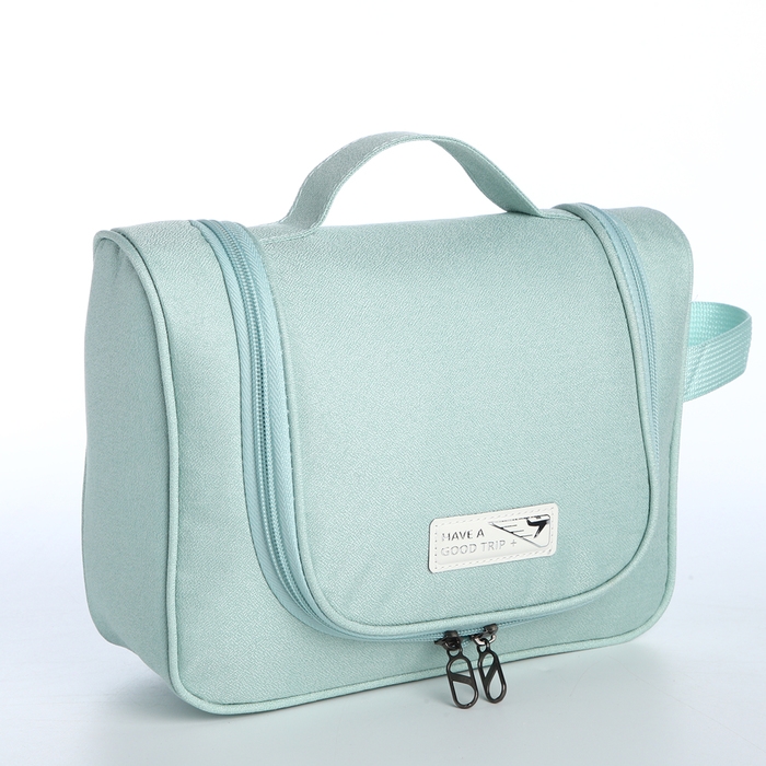 Косметичка на молнии, цвет мятный Косметичка на молнии, цвет мятный