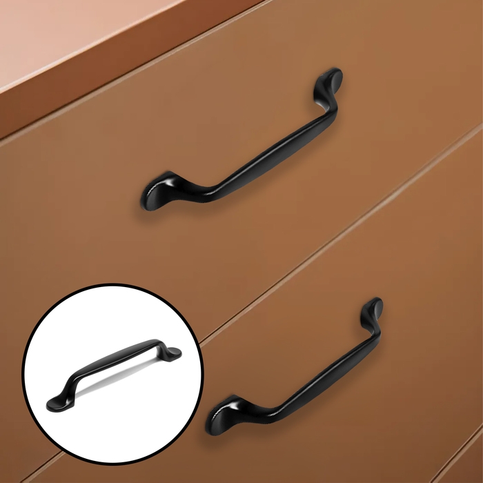 Ручка-скоба CAPPIO RSC004, м/о 128 мм, цвет черный Ручка-скоба CAPPIO RSC004, м/о 128 мм, цвет черный