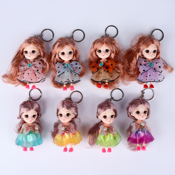 Брелок «Куколка» с длинными волосами, 9 см Брелок «Куколка» с длинными волосами, 9 см