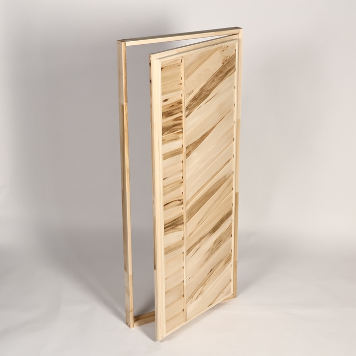 Дверь для бани глухая, сорт Дверь для бани глухая, сорт "С" 160х70 см.