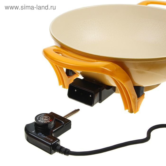 Сковорода электрическая Sakura SA-7707G, 1500 Вт, d=32, глубина 11 см Сковорода электрическая Sakura SA-7707G, 1500 Вт, d=32, глубина 11 см