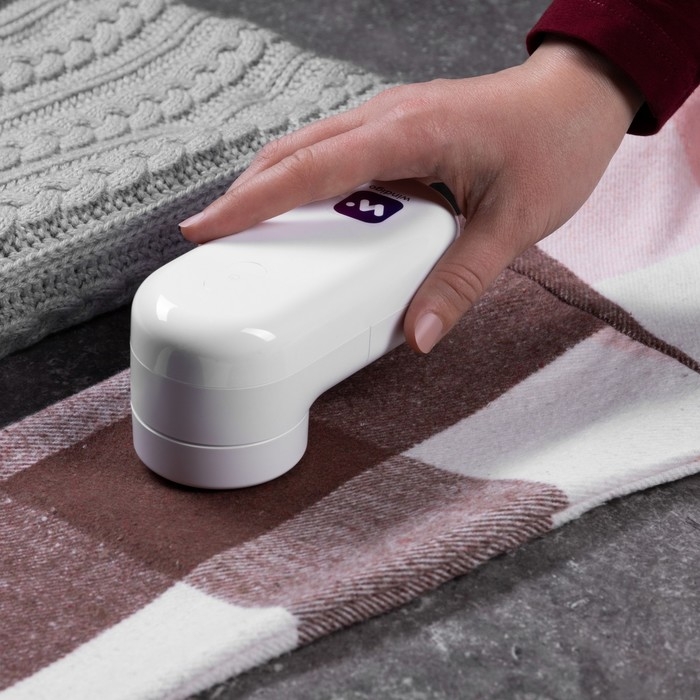 Машинка для удаления катышков Windigo LUK-19, 5 Вт, 1300 мА/ч, белая Машинка для удаления катышков Windigo LUK-19, 5 Вт, 1300 мА/ч, белая