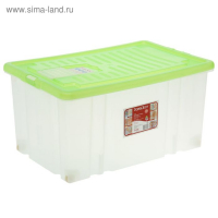 Ящик для хранения с крышкой Darel-box, 56 л, 60×40×31 см, цвет МИКС