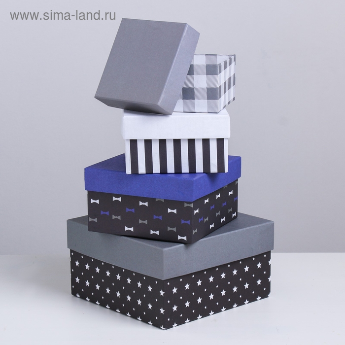 Набор коробок 10 в 1, упаковка подарочная, «Универсальный», 10.2 х 10.2 х 6–28.2 х 28.2 х 15 см