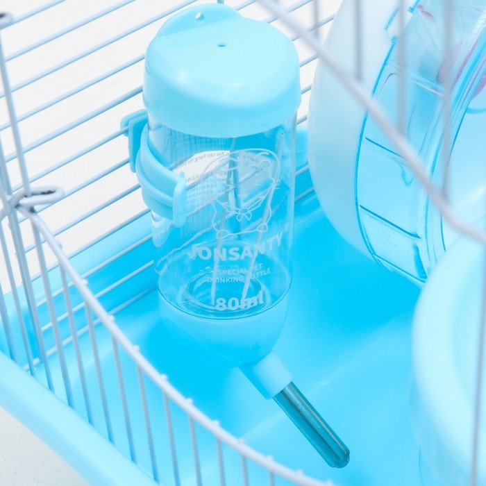 Клетка для грызунов Клетка для грызунов "Пижон", с наполнением 37 х 27 х 30 см, голубая