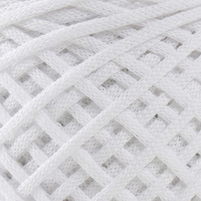 Хлопковый шнур 3 мм 220м/240±5 гр Градиент (белый/нефрит) Хлопковый шнур 3 мм 220м/240±5 гр Градиент (белый/нефрит)