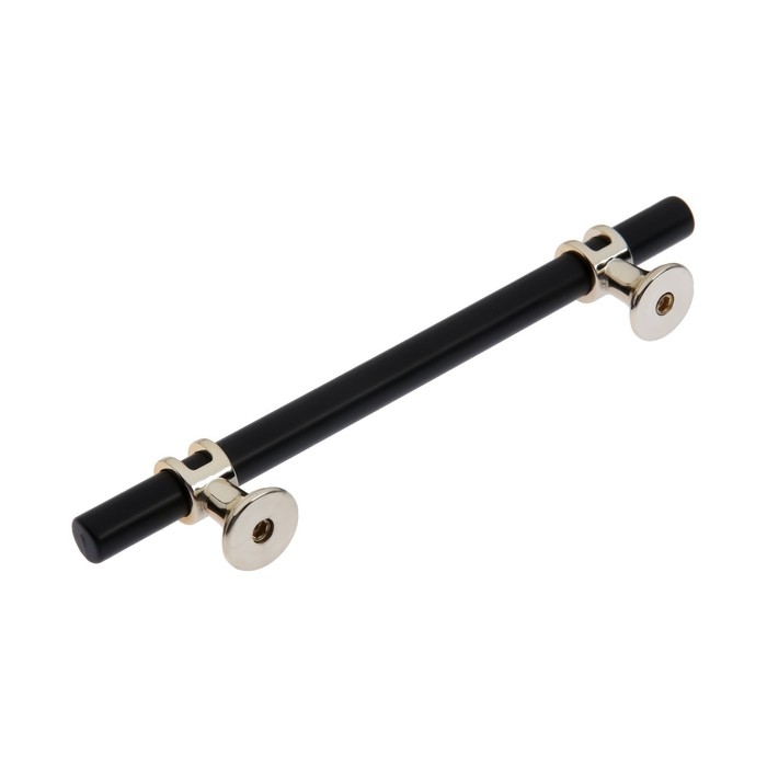 Ручка скоба CAPPIO CAMDEN, м/о 128 мм, d=12 mm, пластик, цвет золото/черный Ручка скоба CAPPIO CAMDEN, м/о 128 мм, d=12 mm, пластик, цвет золото/черный